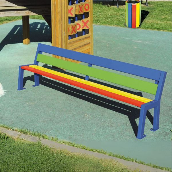 Banc bois et acier Silaos® Junior