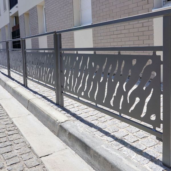 Barrière main courante Venise - Tôle découpée
